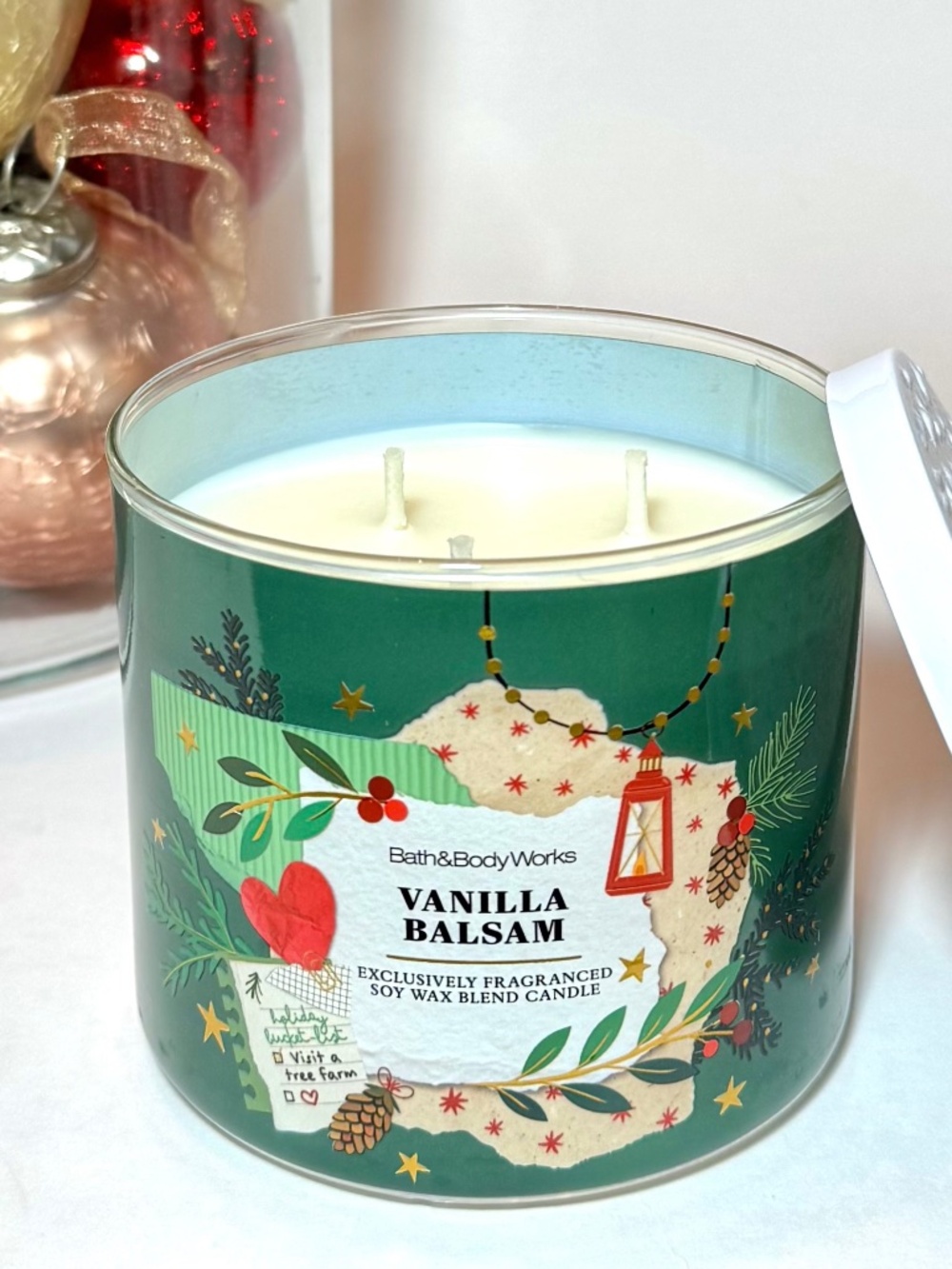 VANILLA BALSAM 3 Wick Candle - Picture 2 of 3